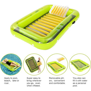 Inflatable Large Tanning Pool Bed