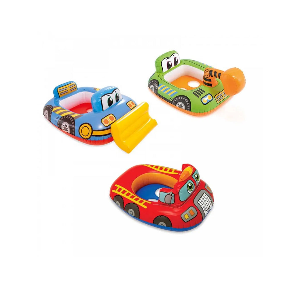 IntexInflatableSwimPoolCarShapedFloatBlue