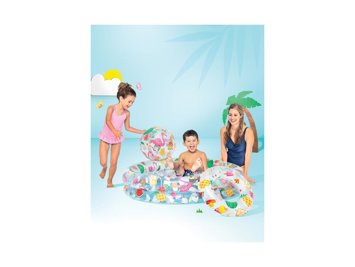 IntexJustSoFruityPoolSetFloat3