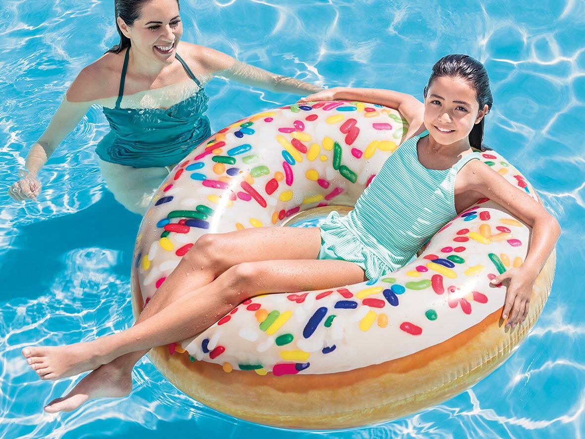 IntexSprinkleDonutTube114cmInflatablePoolRing2