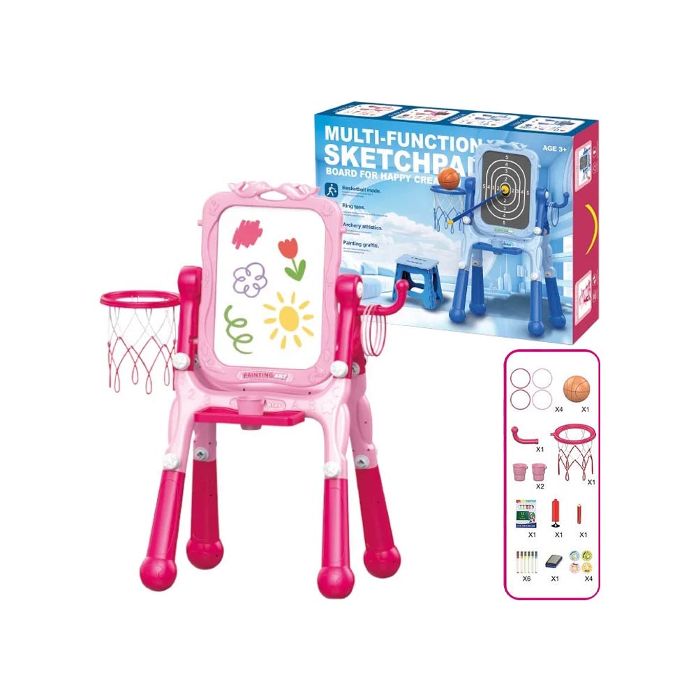 Jiniyi Toys Multifunctional Play Board (3Yrs+) - Pink