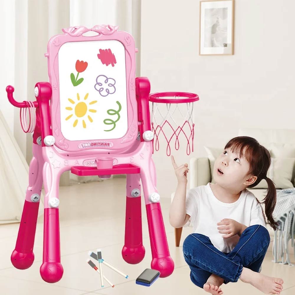 Jiniyi Toys Multifunctional Play Board (3Yrs+) - Pink