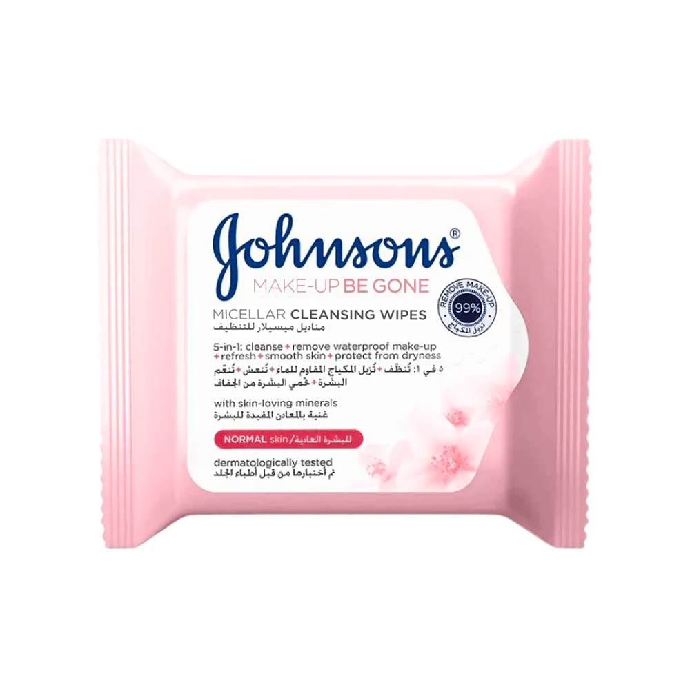 Johnson’s Micellar Cleansing Wipes (with Skin-Loving Minerals) – 25 Wipes