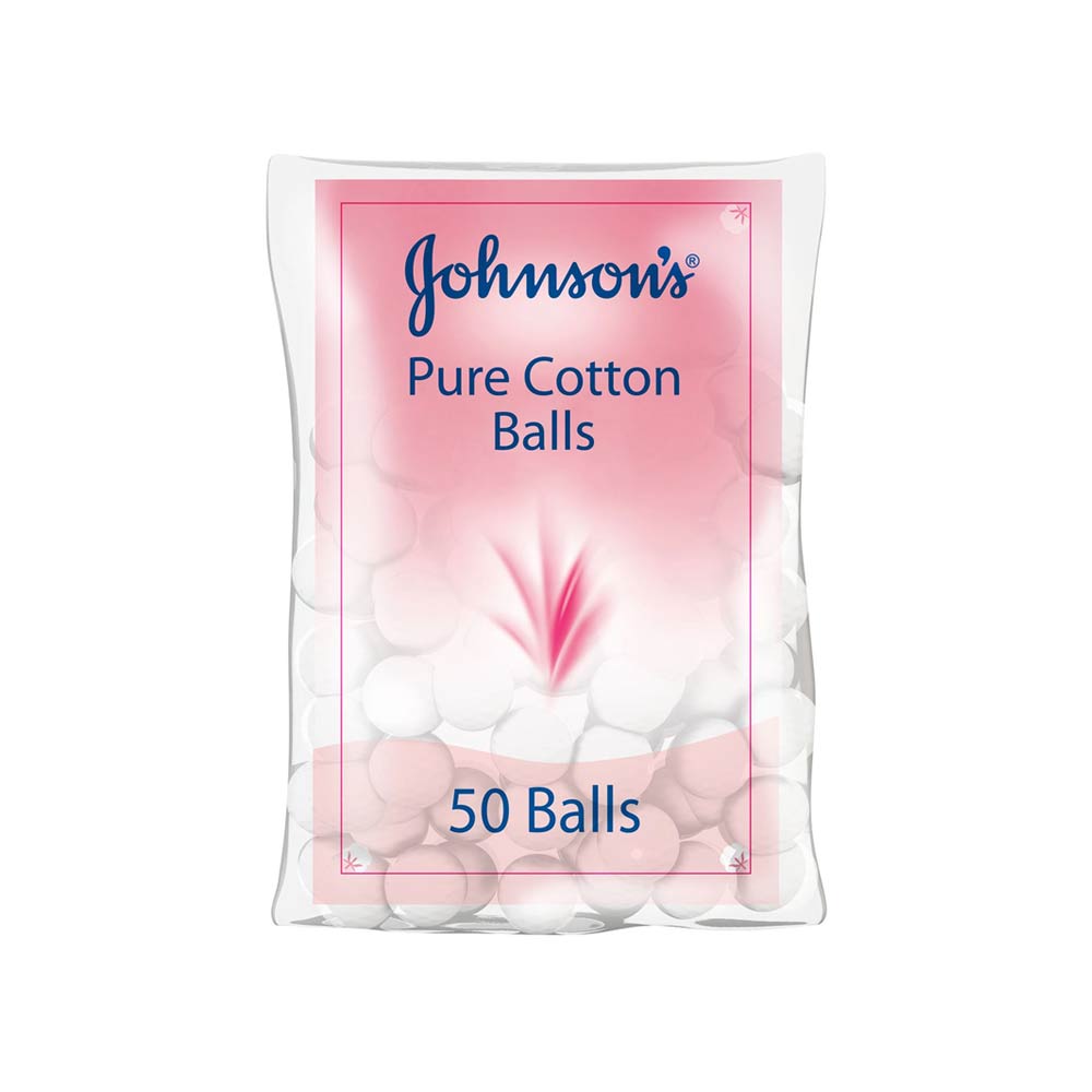 Johnsons Pure Cotton Balls 50 Pcs