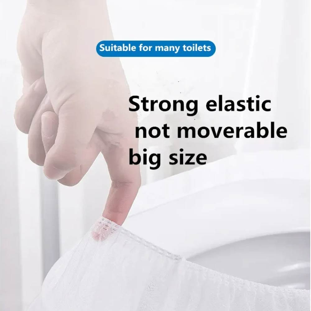 Joy Tour Disposable Non-Woven Toilet Seat Cover - 10 Pcs