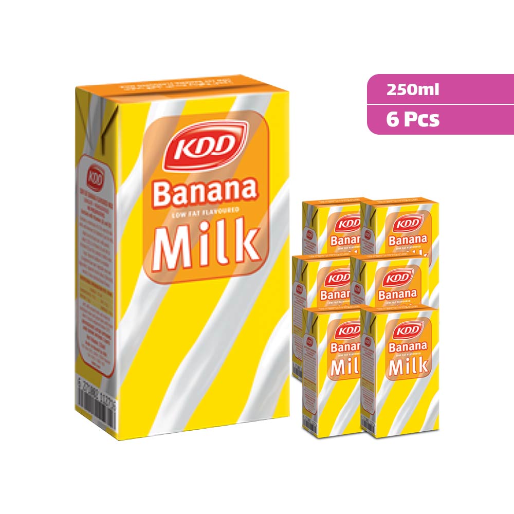 KDD Banana Milk  250ml - Pack of 6
