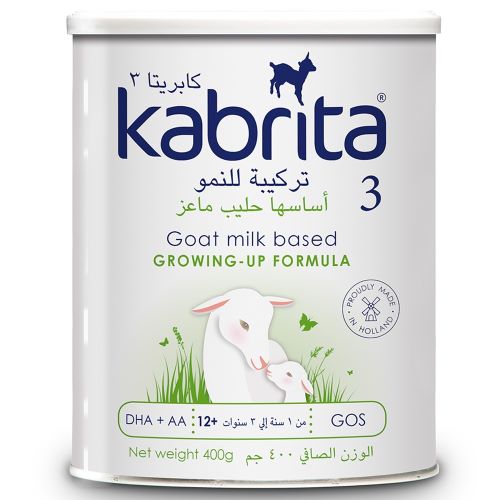 كابريتا  تركيبة النمو من حليب الماعز للمرحلة 3 (1-3 سنوات) - 400 جم