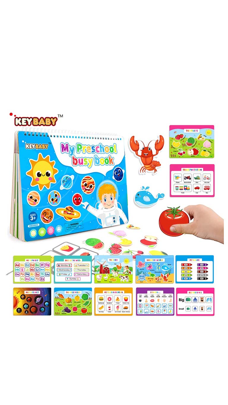 KeybabyMyPreschoolBusyBookPlanet