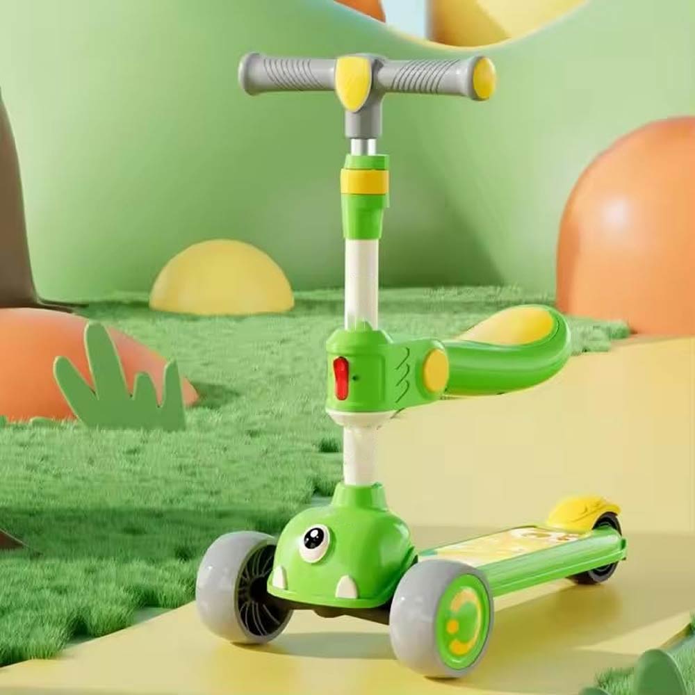 Kid Scooter with Seat (3-8Yrs) - Green