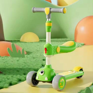 Kid Scooter with Seat (3-8Yrs) - Green