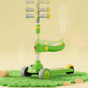 Kid Scooter with Seat (3-8Yrs) - Green