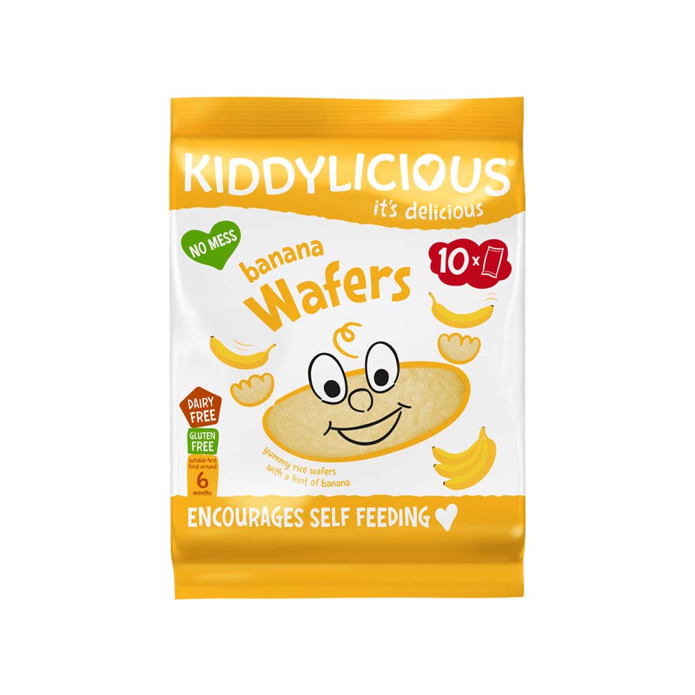 Kiddylicious Rice Wafers (6m+) - Banana 40g