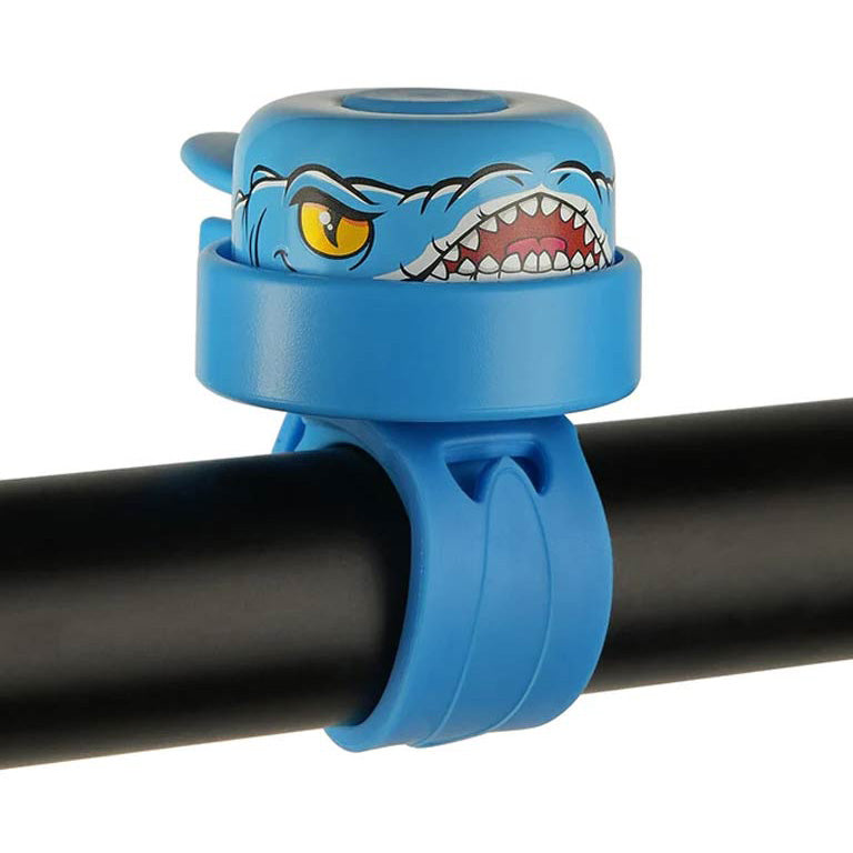 Crazy Safety Kids Bicycle Bell - Blue Dino