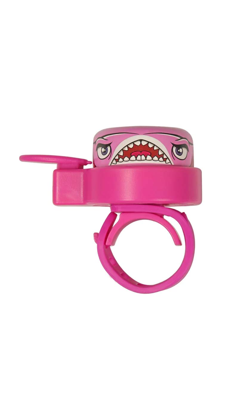 Crazy Safety Kids Bicycle Bell - Pink Shark