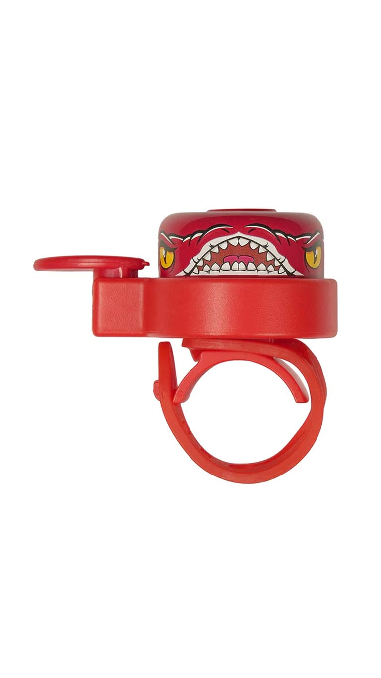 Crazy Safety Kids Bicycle Bell - Red Dragon
