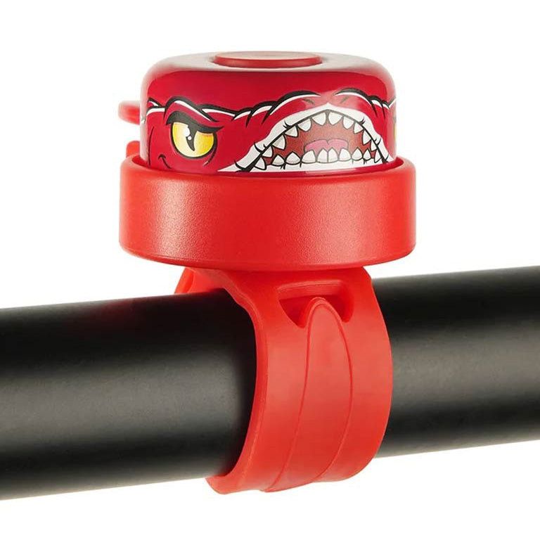 Crazy Safety Kids Bicycle Bell - Red Dragon