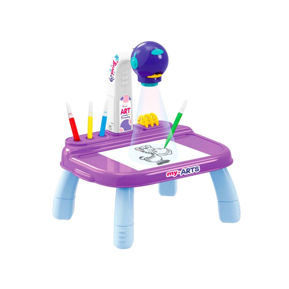 Kids Painting Projection Table (3Yrs+) - 6 Colors & 4 Projection Discs
