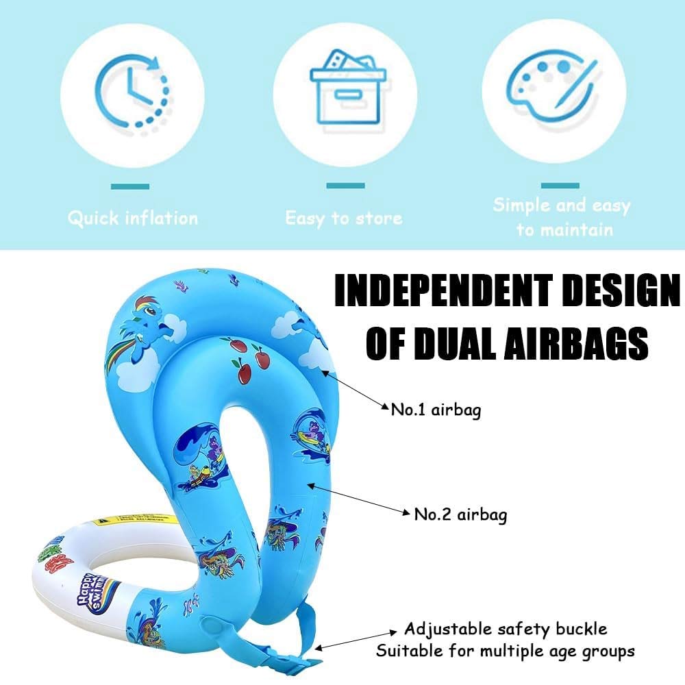 Kids Swimming Float Vest - Blue