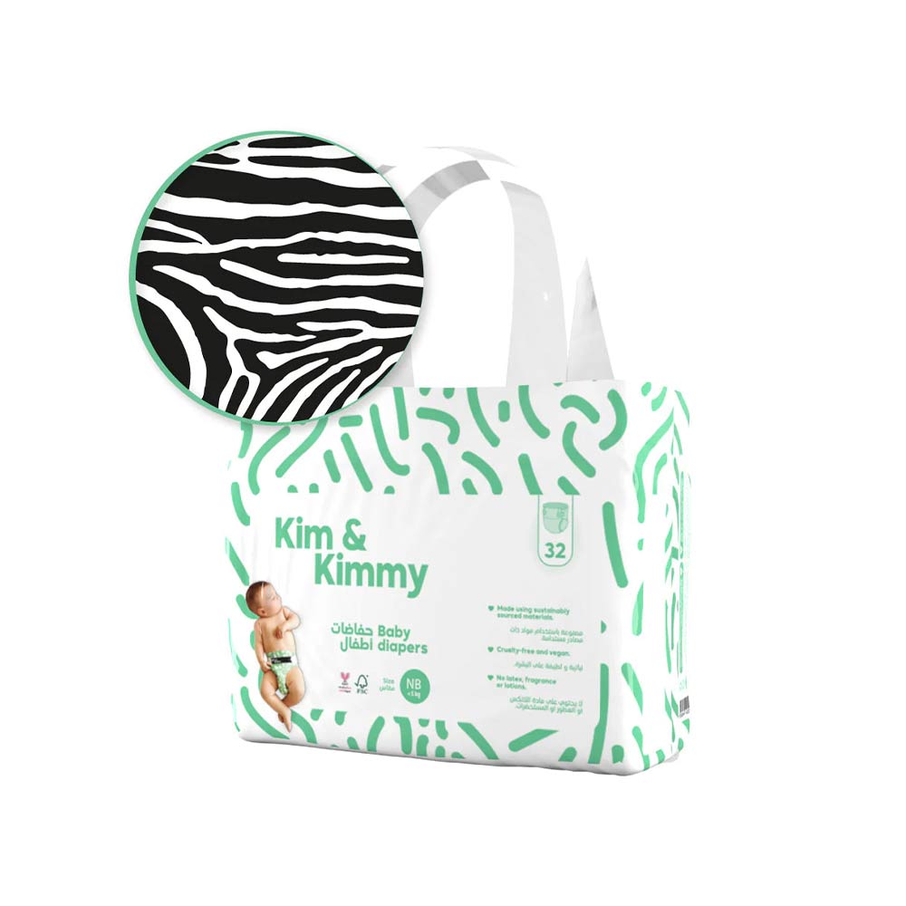 Kim & Kimmy Size New Born (5kg) - 32 Diapers