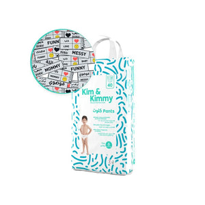 Kim & Kimmy Size 6 (15-20kg) - 40 Diaper Pants