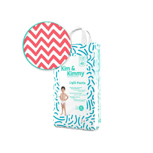 Kim & Kimmy Size 6 (15-20kg) - 40 Diaper Pants