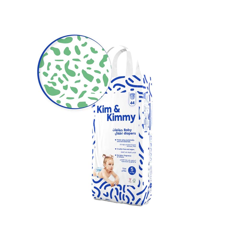 Kim & Kimmy Size 5 (12-17kg) - 44 Diapers