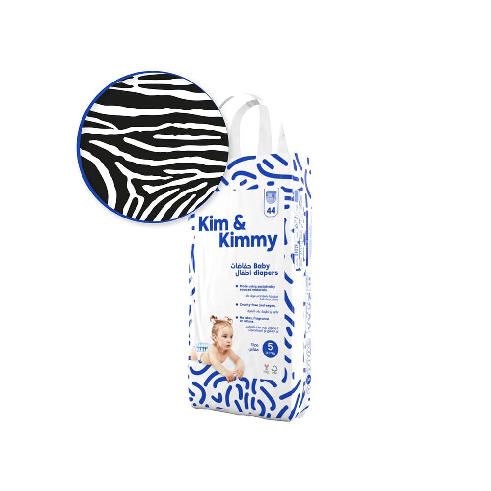 Kim & Kimmy Size 5 (12-17kg) - 44 Diapers