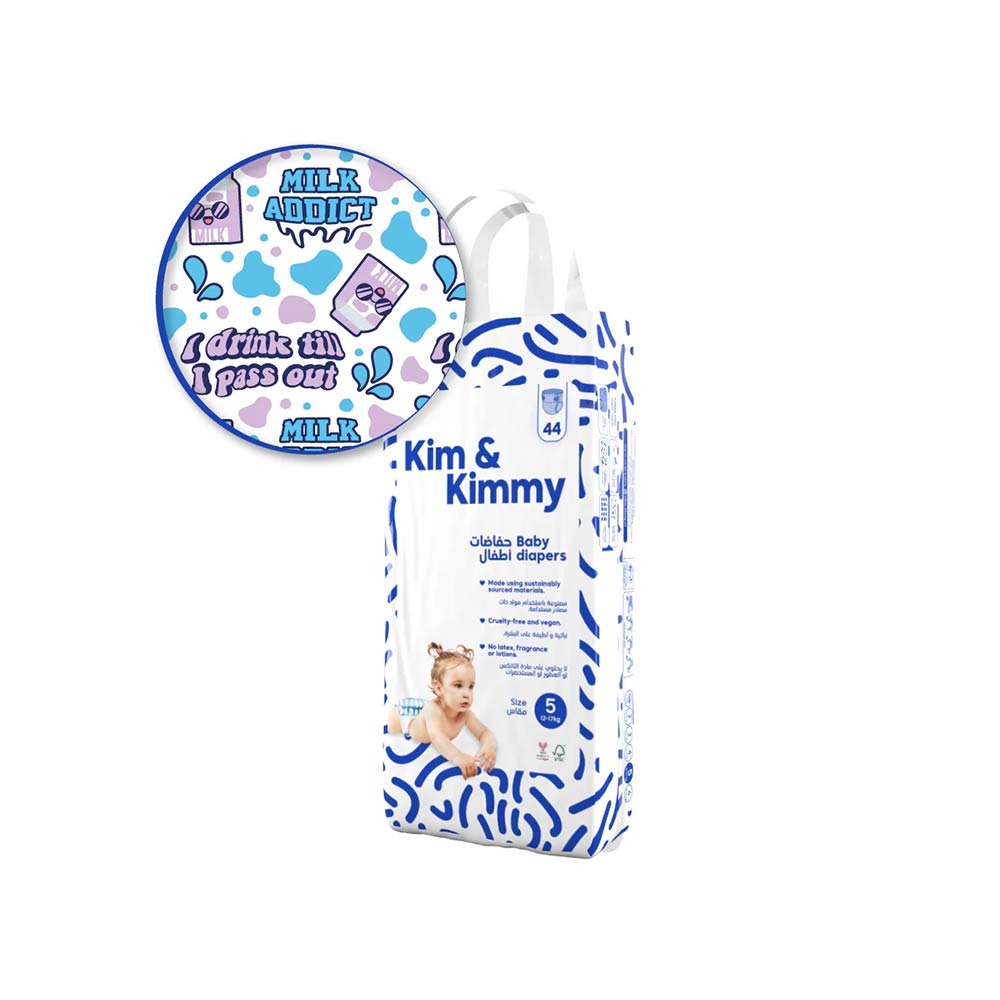 Kim & Kimmy Size 5 (12-17kg) - 44 Diapers