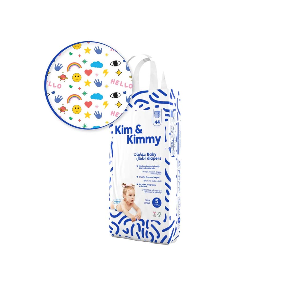Kim & Kimmy Size 5 (12-17kg) - 44 Diapers