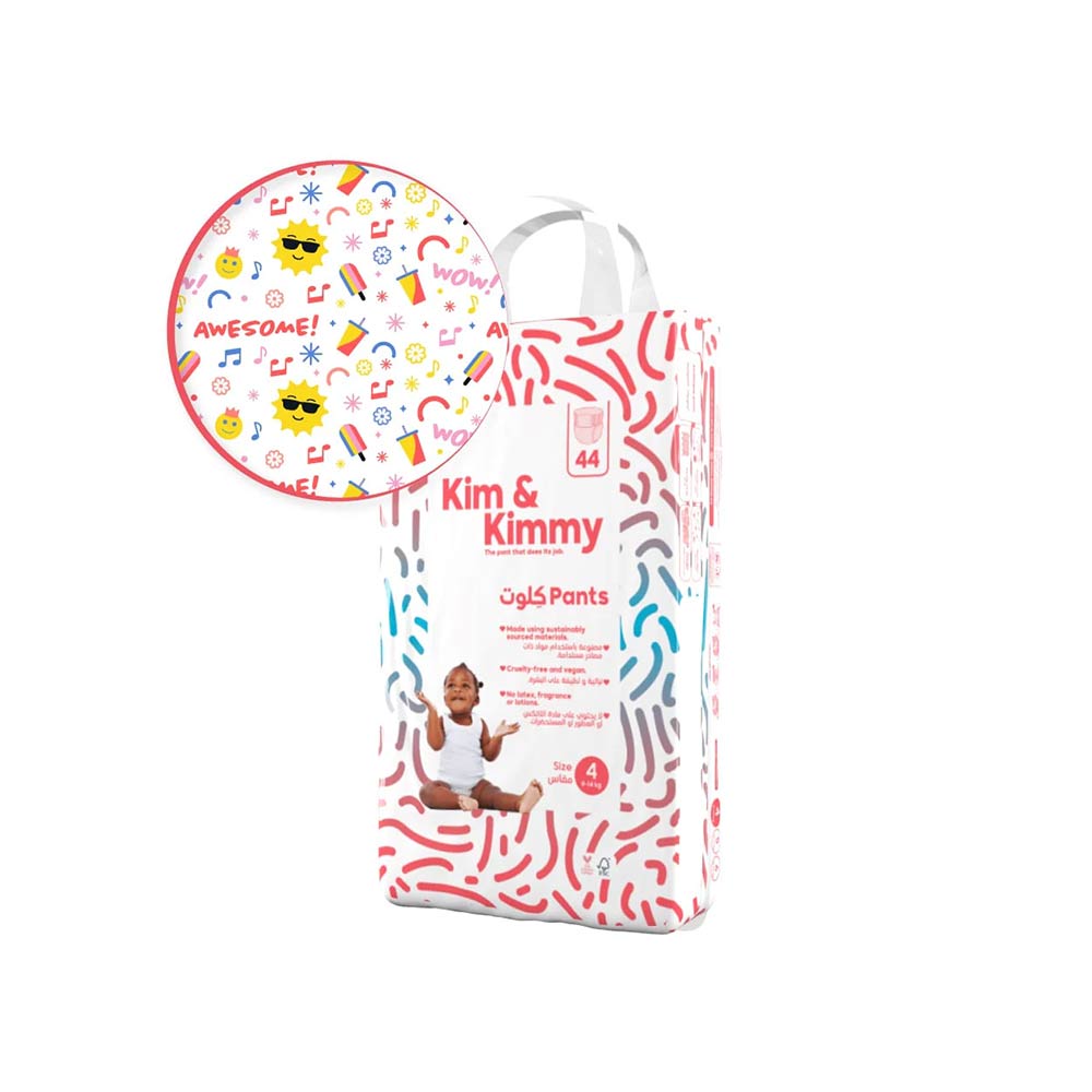 Kim & Kimmy Size 4 (9-14kg) - 44 Diaper Pants