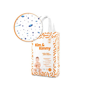 Kim & Kimmy Size 3 (6-11kg) - 60 Diapers