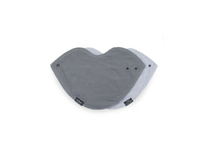 KipKep 3 in 1 Bib Kisses 4 You - Gray