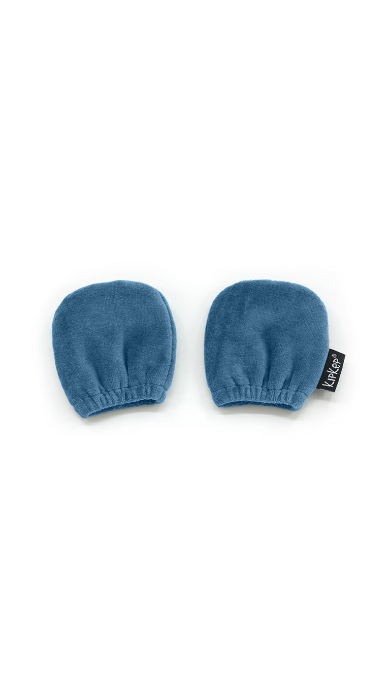 KipkepAntiScratchMittensDenimBlue