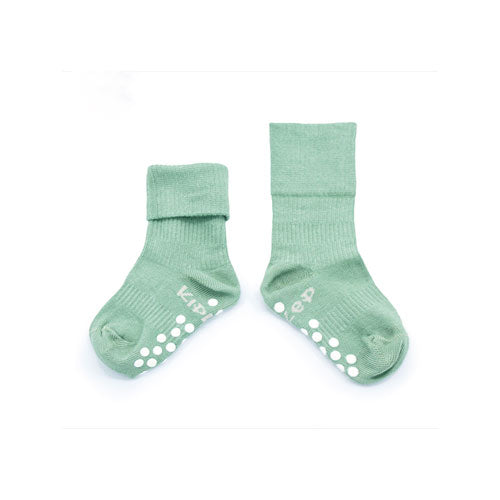 KipkepAntiSlipBabySocksCalmingGreen