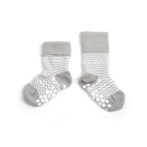 KipkepAntiSlipBabySocksZiggyGrey