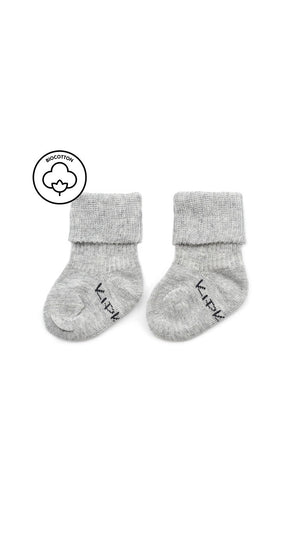 KipkepBioCottonStayonSocksGray1Pair