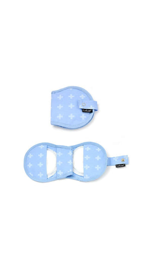 KipKep Napper Nursery Wallet - Crossy Blue