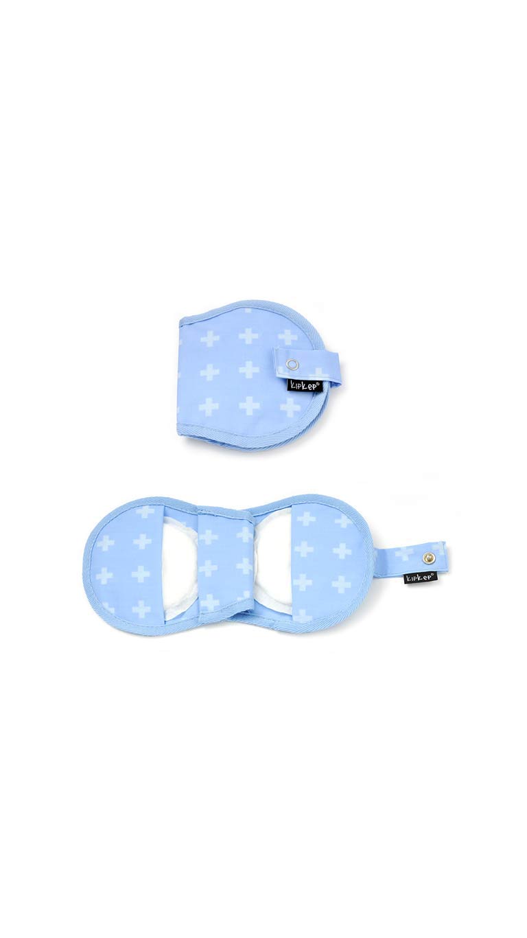 KipKep Napper Nursery Wallet - Crossy Blue