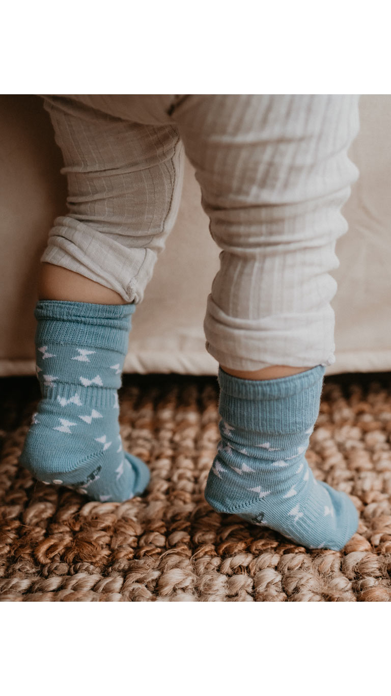 KipkepPartyBlueSlipOnsocks