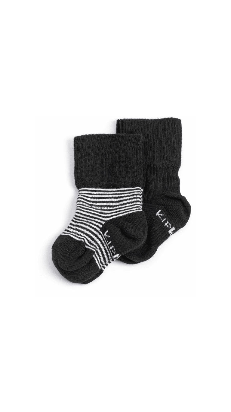KipkepStayonSocksBlackStripes2Pairs