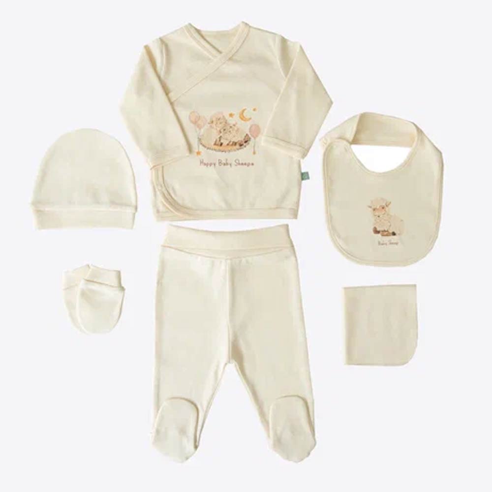 Kitikate Newborn Organic Newborn Set Natural Sheep