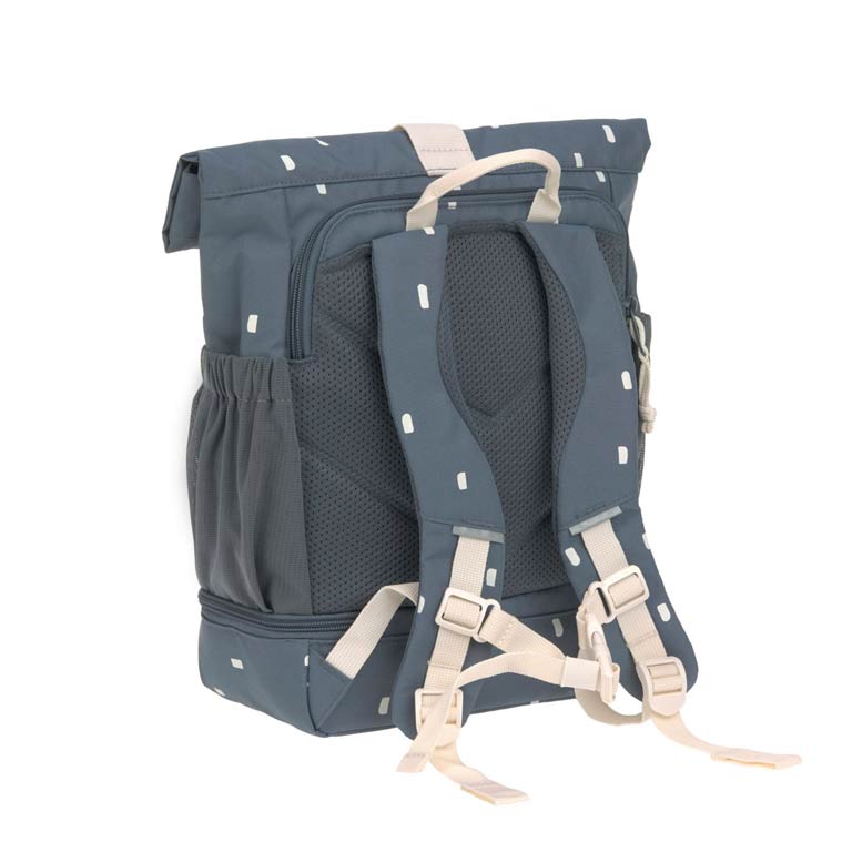 Lassig Mini Rolltop Backpack - Happy Prints Midnight Blue