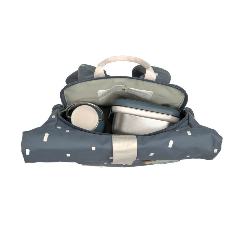 Lassig Mini Rolltop Backpack - Happy Prints Midnight Blue
