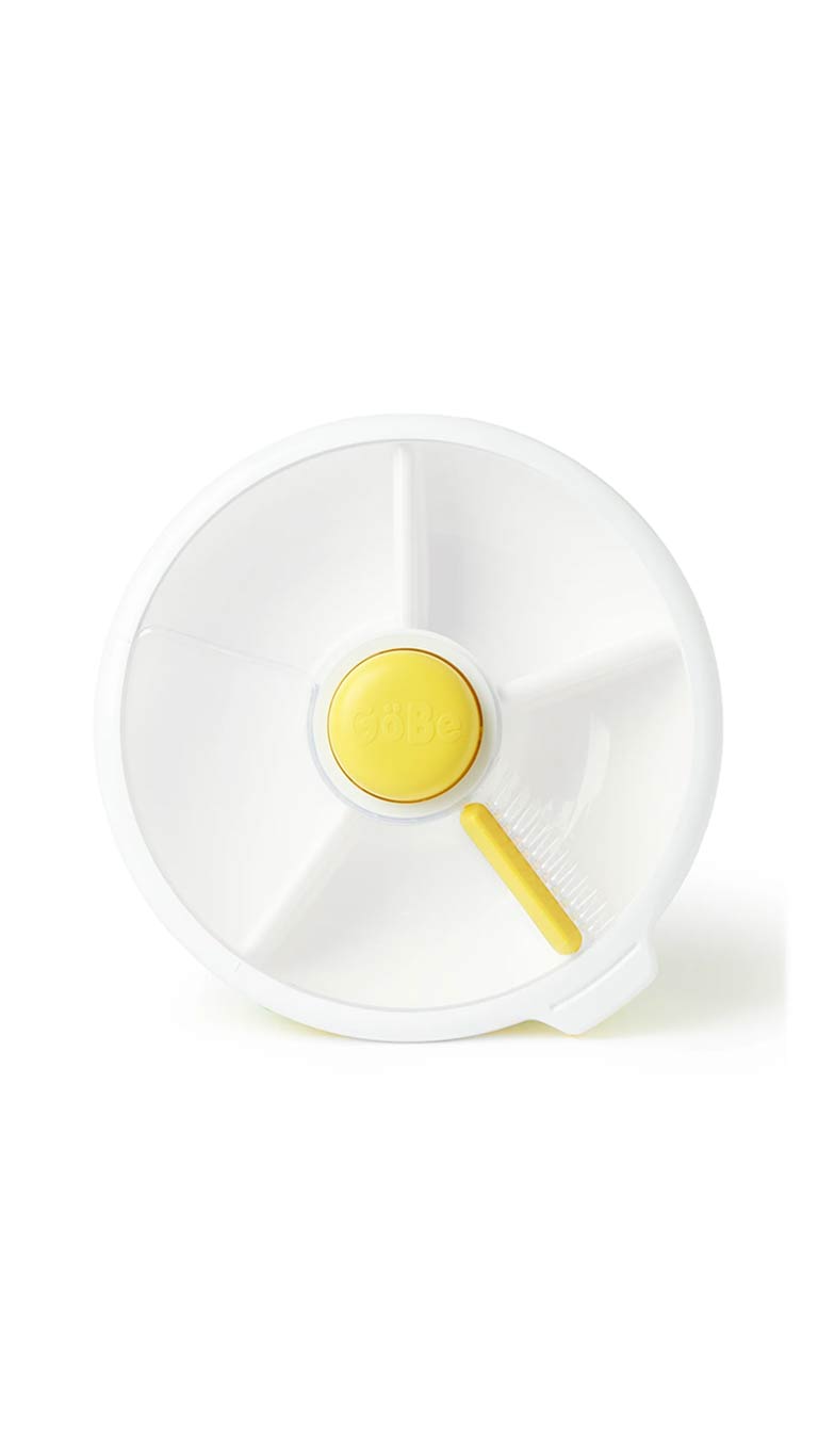 GoBe Large Snack Spinner Slide - Lemon Yellow