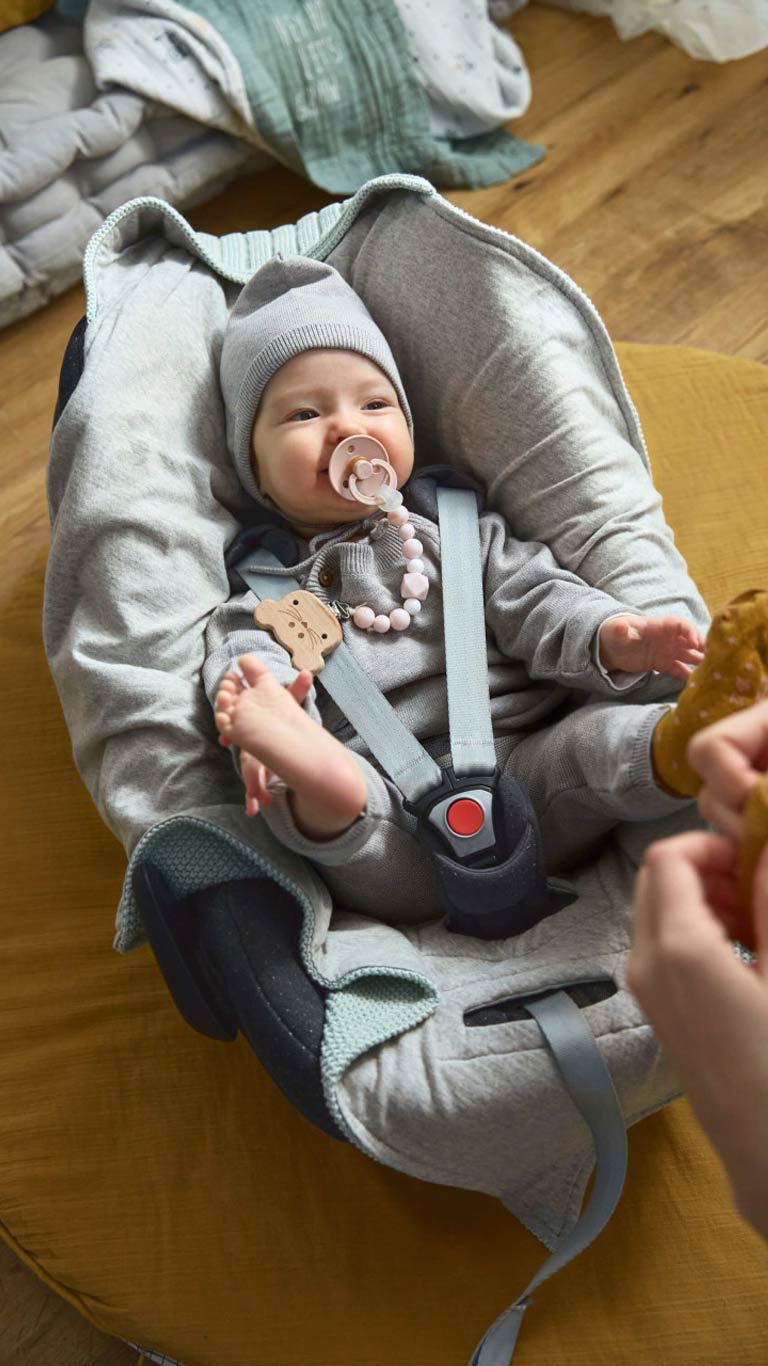Lässig Baby Car Seat Blanket - Light Mint
