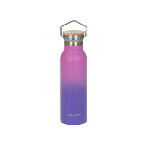 Lassig Double Walled Stainless Steel Bottle 460ml - Unique, Gradient Purple