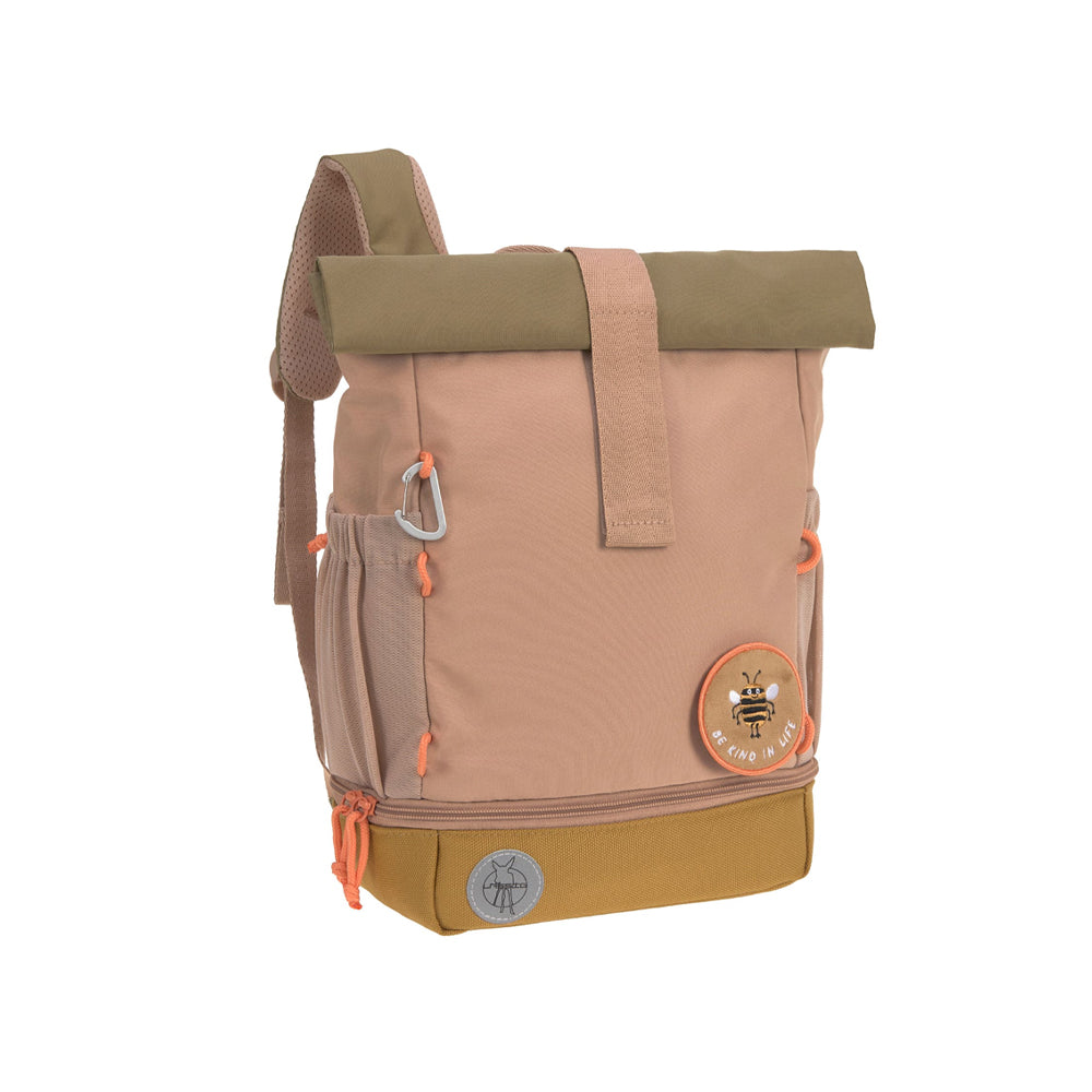 Lassig Mini Rolltop Backpack - Nature, Hazelnut