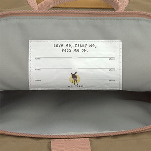 Lassig Mini Rolltop Backpack - Nature, Hazelnut