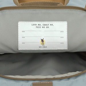 Lassig Mini Rolltop Backpack - Nature, Olive