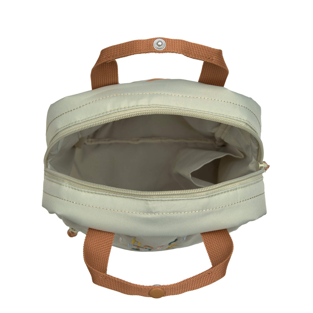 Lassig Mini Square Backpack - Little Gang, Light Khaki